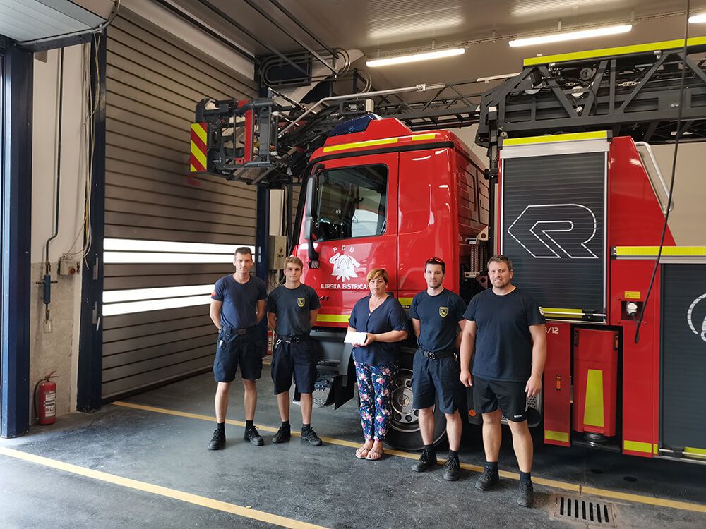 Donacija zaposlenih Doma starejših občanov Ilirska Bistrica in LIDL Postojna
