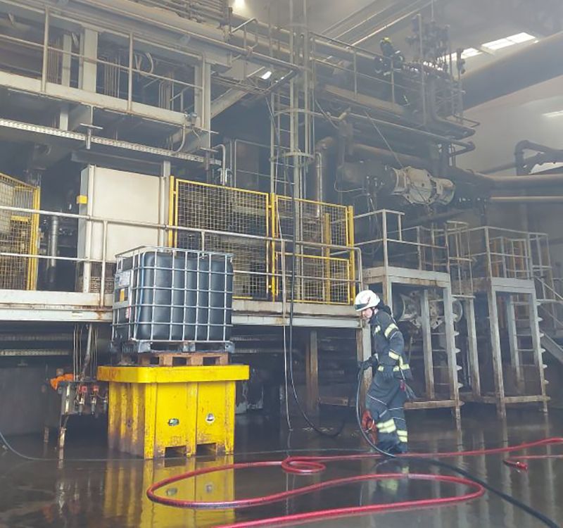Požar v industrijskem objektu (24.5.2022)